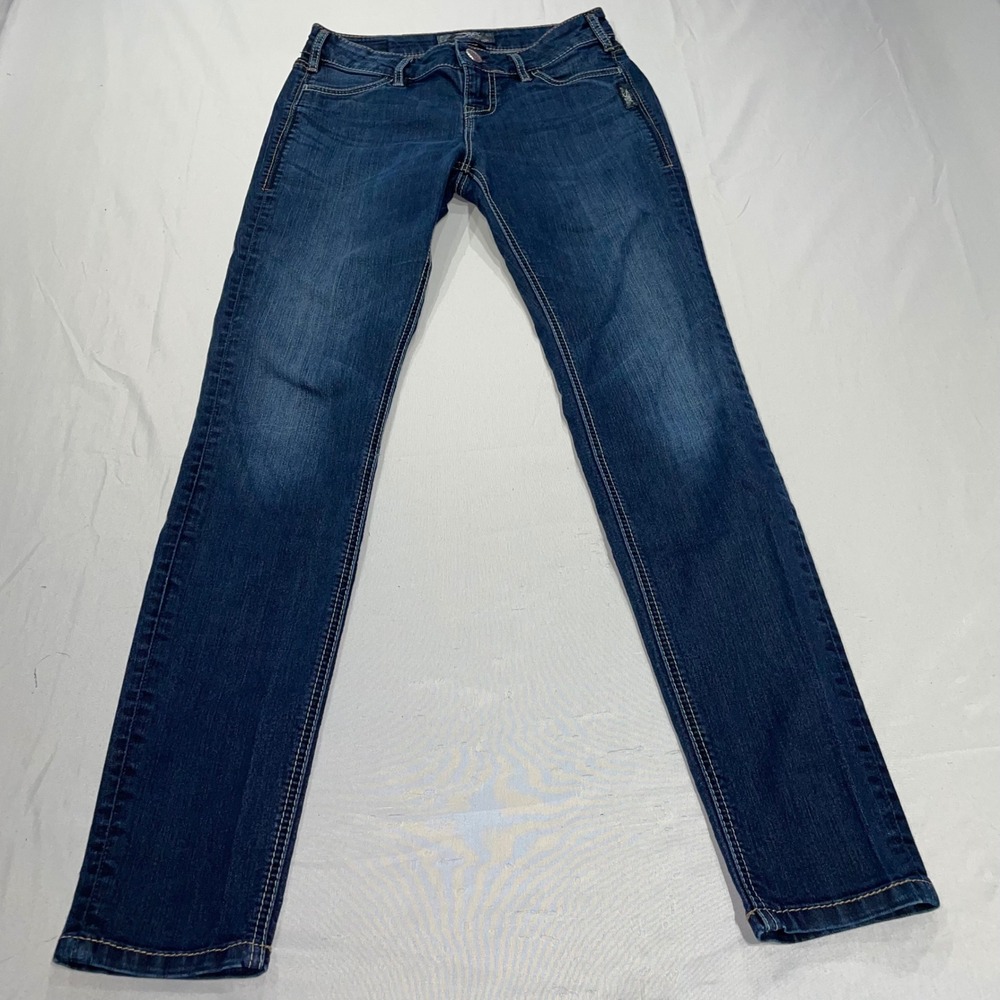 Silver Jeans Co Suki Jegging Womens 27x31 Dark Wash Mid Rise Slim L91175SH326